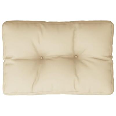 VidaXL Palletkussen 60x40x12 cm stof beige VidaXL Palletkussen 60x40x12 cm stof beige