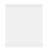 VidaXL Bureau organiser 36x26x29,5 cm bewerkt hout wit - thumbnail