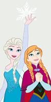 Disney Frozen strandlaken 70 x 140 cm - thumbnail