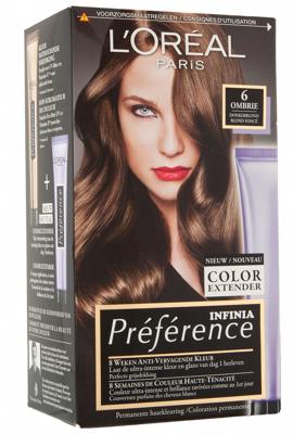 L'Oréal Paris Préférence 6 Ombrie Donkerblond L'Oréal Paris Préférence 6 Ombrie Donkerblond