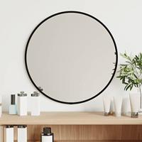 VidaXL Wandspiegel rond ø40 cm zwart - thumbnail