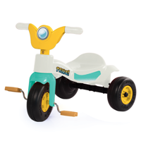 Dolu Trike Driewieler Wit/Blauw/Geel 49x42x60cm - thumbnail