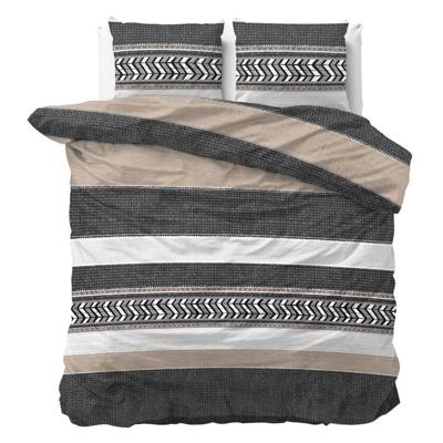 DreamHouse Bedding Northern Stripe - Grijs Lits-jumeaux (240 x 220 cm + 2 kussenslopen) Dekbedovertrek