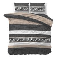 DreamHouse Bedding Northern Stripe - Grijs Lits-jumeaux (240 x 220 cm + 2 kussenslopen) Dekbedovertrek - thumbnail