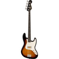 Fender Gold Foil Jazz Bass 2-Tone Sunburst EB Limited Edition elektrische basgitaar met deluxe gigbag - thumbnail