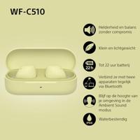 Sony WF-C510 Oordopjes Geel - thumbnail