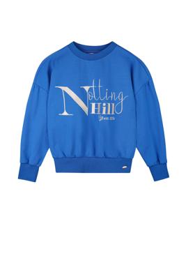 NoBell zomer sweater meisjes - blauw - artwork - Kim