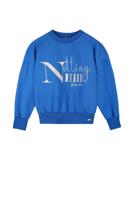 NoBell zomer sweater meisjes - blauw - artwork - Kim - thumbnail