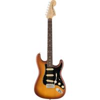 Fender American Performer Timber Stratocaster Honey Burst elektrische gitaar met deluxe gigbag - thumbnail