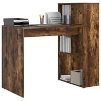 Bureau met plank Gerookt eiken 108 x 55 x 103.5 cm Bewerkt hout - thumbnail
