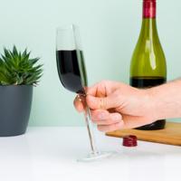 Half wijnglas - 21 x 8 cm - 200 ml - thumbnail