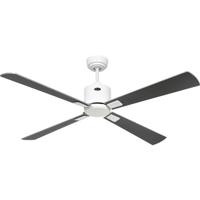 CasaFan ECO NEO III 132 WE-WN/SI WiFi Flügel Wenge/silber Plafondventilator 27 W (Ø x h) 132 cm x 360 mm Wit Met afstandsbediening, Timer, Met wintermodus, - thumbnail