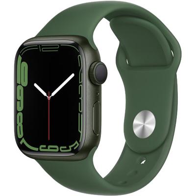 Refurbished Apple Watch Series 7 41mm Groen Licht gebruikt
