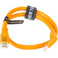 Tether Tools TetherPro Optima 10G USB-C, 51cm (Straight to Right Angle Adapter) Orange - thumbnail