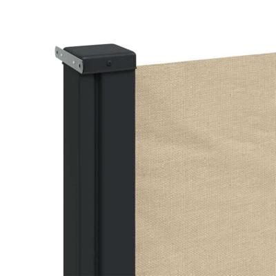 VidaXL Windscherm uittrekbaar 117x300 cm beige