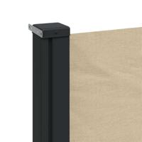 Windscherm uittrekbaar 117x300 cm beige - thumbnail