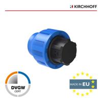 Kirchhoff PP eindstuk, 20 mm, klemkoppeling voor HDPE - 984846517 - thumbnail