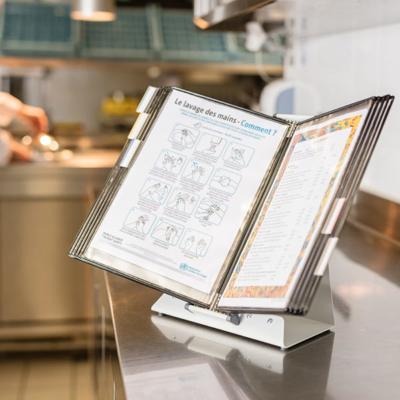 Zichtpanelensysteem bureau Tarifold metaal A4 met 20-tassen assorti Zichtpanelensysteem bureau Tarifold metaal A4 met 20-tassen assorti