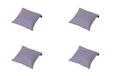 Pillow 60 x 60 l grey piping Panama light grey (4 stuks) Madison - Madison