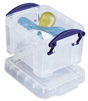 Really Useful Box 0,14 liter, transparant - thumbnail