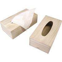 Tissuedoos creativ company 27x14x8cm hout - thumbnail