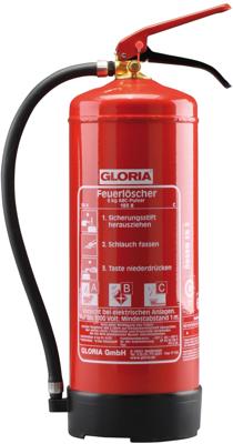 GLORIA brandblusser "pd6ga" fire extinguisher w.perma type pd 6 ga