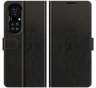 Casecentive Magnetische Leren Wallet case Huawei P50 Pro zwart