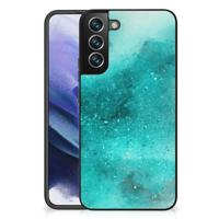 Kleurrijke Telefoonhoesje Samsung Galaxy S22 Plus Painting Blue - thumbnail