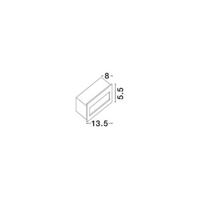 Lyora InbouwlampKrypton grijs 13,5cm - 726406