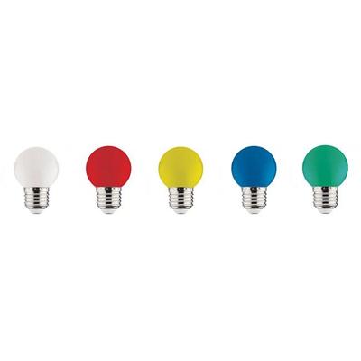 LED Party Lampen E27 Set - 5 Kleuren - Energiezuinig 1W