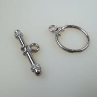 Nellie's Choice • bracelet toggles nr.1180 silver - thumbnail