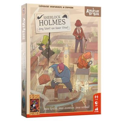 999 Games actiespel Book: Sherlock Jong Talent van Baker Street 999 Games actiespel Book: Sherlock Jong Talent van Baker Street