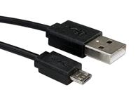 ROLINE USB 2.0 Spiraalkabel, A male - Micro B male, 1 m - thumbnail