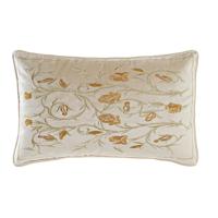 Kussen DKD Home Decor Gouden 50 x 10 x 30 cm Blommor - thumbnail
