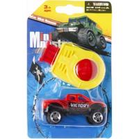 LG Imports monstertruck Mini Monster jongens 8 cm rood 2 delig - thumbnail