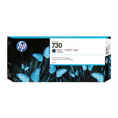 Inktcartridge hp p2v71a 730 300ml mat zwart