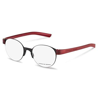 Leesbril Porsche Design P8812-Zwart / Bordeaux Rood-+1.50