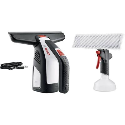 Bosch Home and Garden Glass Vac Solo Plus Raamwisser Zwart, Grijs