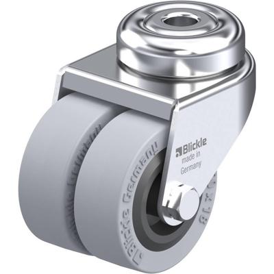 Blickle LMDA-VPA 50G Dubbel zwenkwiel Wieldiameter: 50 mm Draagvermogen (max.): 80 kg 1 stuk(s)