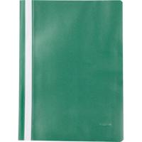 Pergamy snelhechtmap, ft A4, PP, pak van 5 stuks, groen - thumbnail