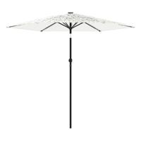 Parasol met stalen paal 268x268x226 cm wit - thumbnail