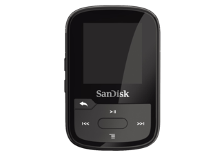 SanDisk MP3-speler 16 GB Zwart Met bevestigingsclip, Bluetooth, Waterdicht SanDisk MP3-speler 16 GB Zwart Met bevestigingsclip, Bluetooth, Waterdicht