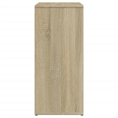Dressoir 60x31x70 cm bewerkt hout sonoma eikenkleurig