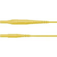 Schützinger MSFK B441 / 1 / 100 / GE Meetsnoer Stekker 4 mm Stekker 4 mm Geel 1 stuk(s) - thumbnail