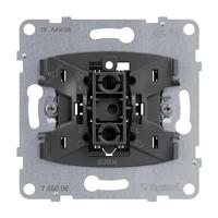 Legrand 765006 Inzetstuk Wisselschakelaar Seano Metaal, Zwart 1 stuks 1 stuk(s) - thumbnail