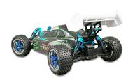 Amewi Booster Pro Brushless 1:10 RC auto Elektro Buggy 4WD RTR 2,4 GHz Incl. accu en lader - thumbnail