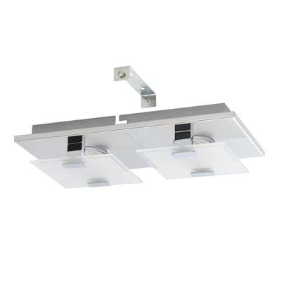 Eglo Moderne plafondlampVicaro 2-lichts chroom - 93312