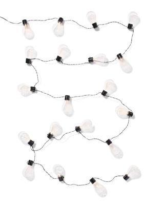 HEMA Lichtsnoer 9m met 20 lampjes wit voor binnen en buiten