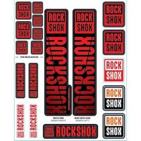 ROCKSHOX decor set decal set red - thumbnail