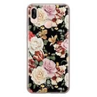 Huawei P20 Lite siliconen hoesje - Flowerpower - thumbnail